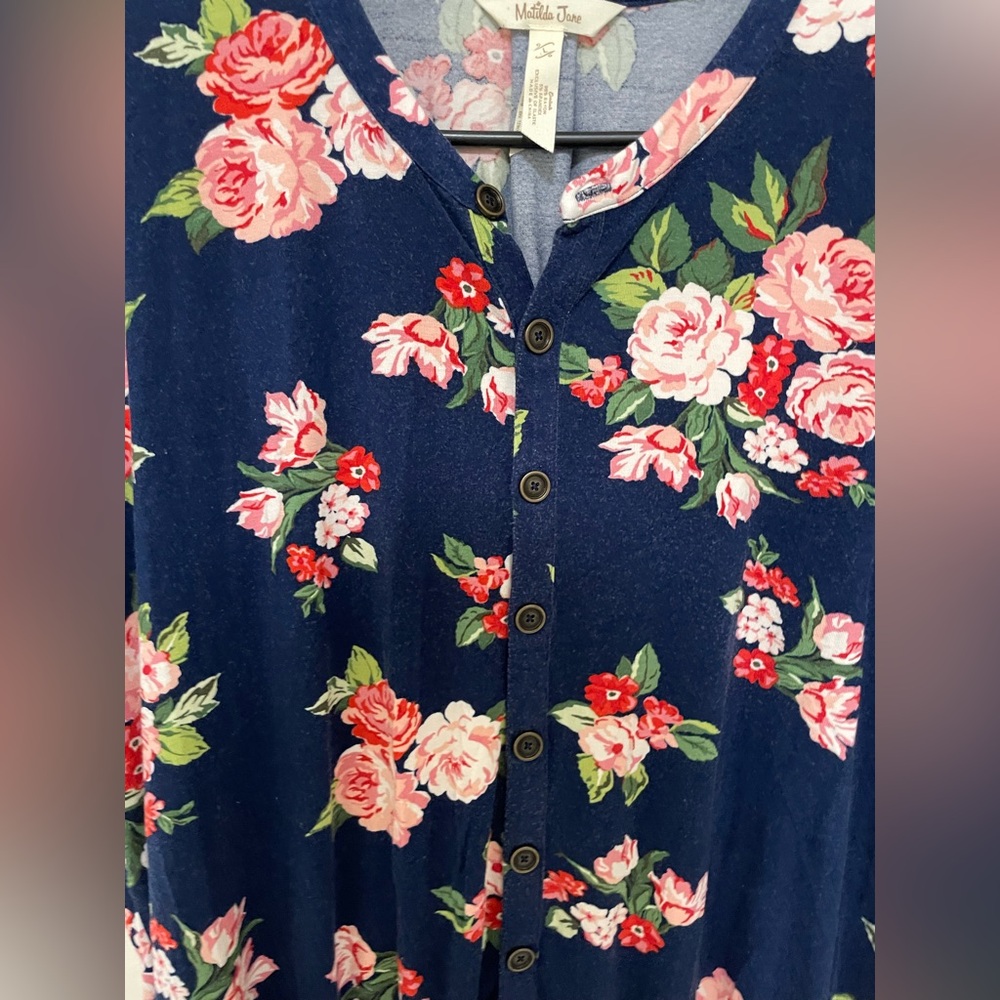 ✨Women’s Matilda Jane Floral Romper Size Large - Picture 5 of 10